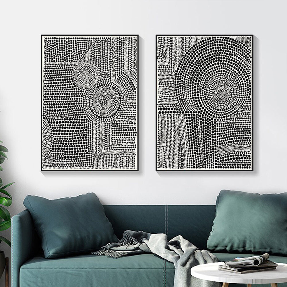 Sacred Pathways – Aboriginal-Inspired Dot Art Set 2 Piece