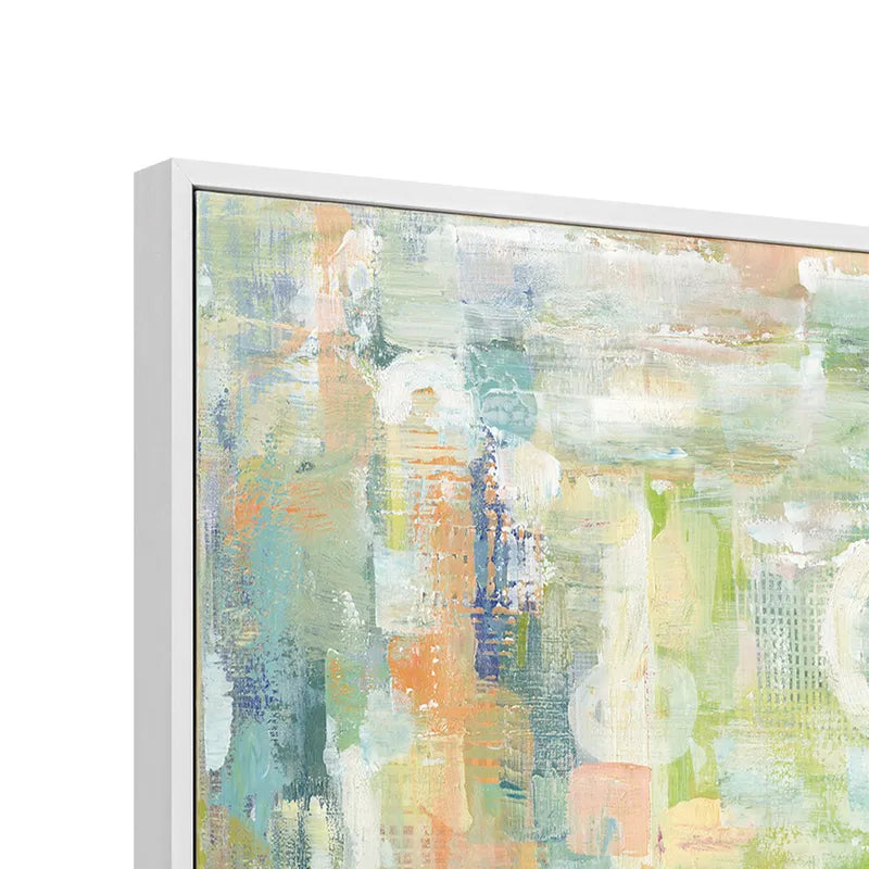 Spring Gardens – Hand-Painted Pastel Canvas Painting