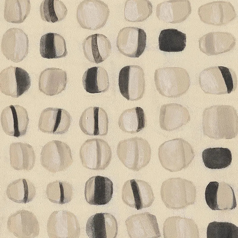 New Moon – Hand-Painted Abstract Canvas in Soft Neutrals