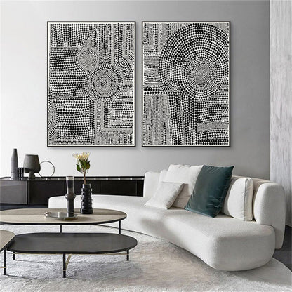 Sacred Pathways – Aboriginal-Inspired Dot Art Set 2 Piece