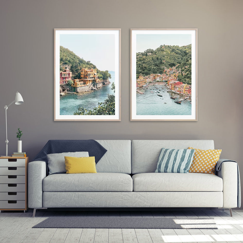 Portofino Dreams – Italian Riviera Wall duo