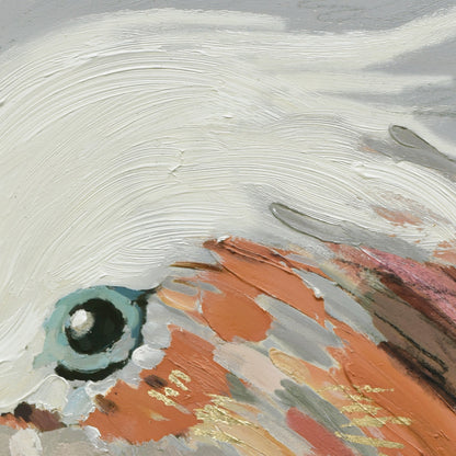 Crested Spirit – Painterly Cockatoo in Motion