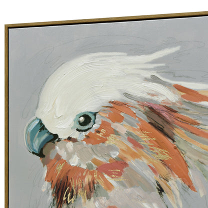Crested Spirit – Painterly Cockatoo in Motion