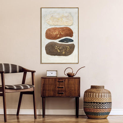 The Alchemy – Textured Abstract in Clay & Gold