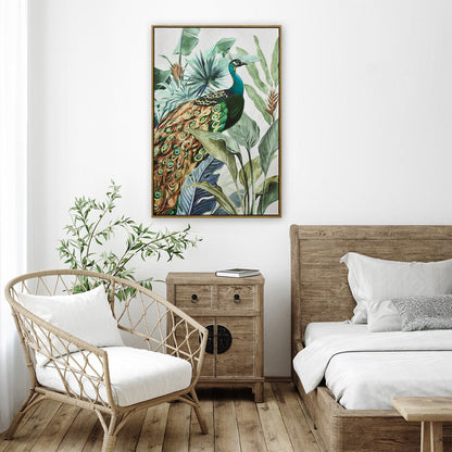 Majestic Plumage – Peacock in the Wild