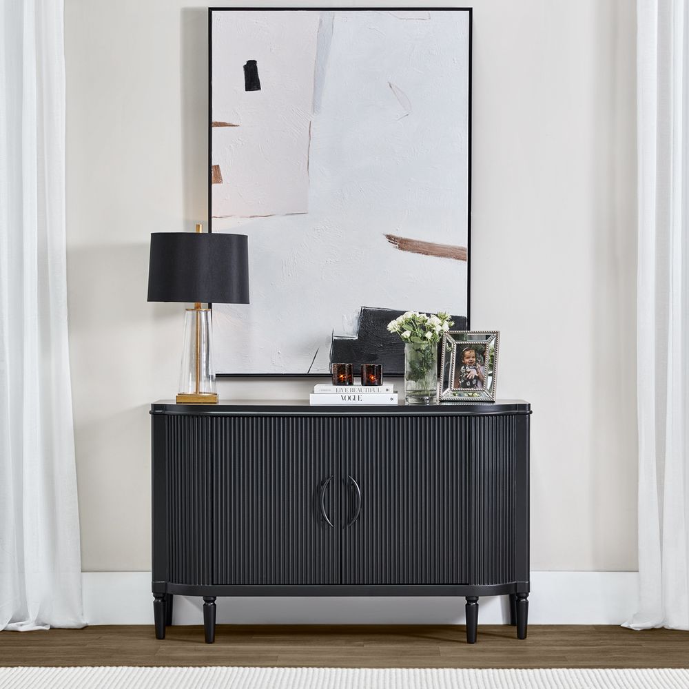 Purity Oil on Canvas Painting – Hand-Painted Abstract Artwork in Matte Black Shadow Box Frame