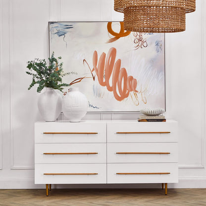 Graffiti Oil on Canvas Painting – Hand-Painted Urban Abstract Artwork in Matte White Shadow Box Frame