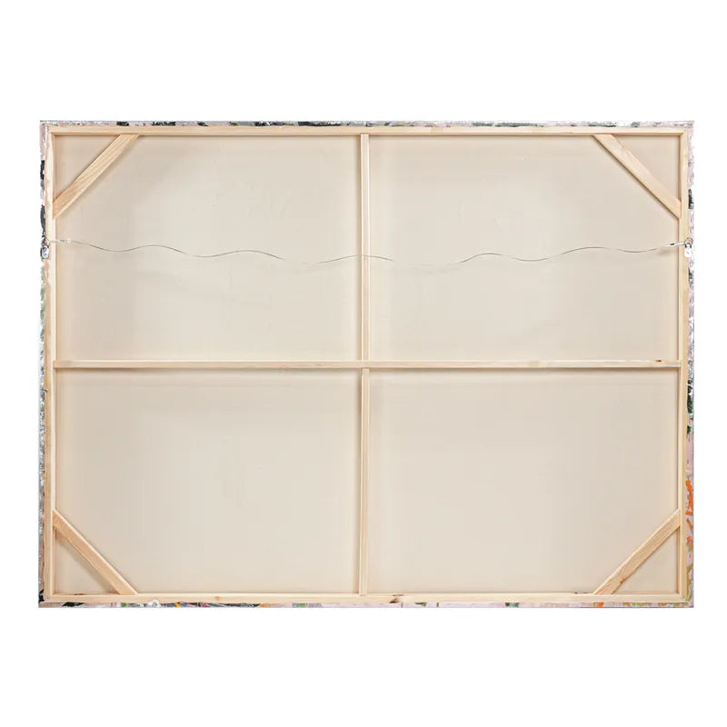 Lemon Tree Enhanced Canvas Print – Hand-Painted Citrus Artwork in White Shadow Box Frame