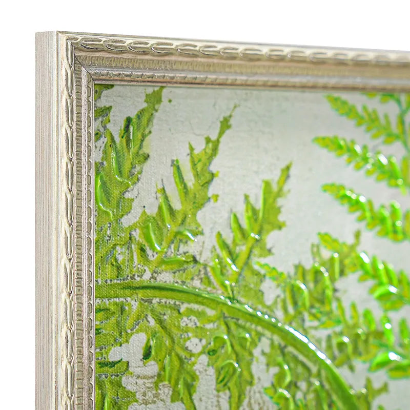 Hydrangeas Series I Enhanced Canvas Print – Hand-Painted Botanical Artwork by Kathryn White in White Shadow Box Frame