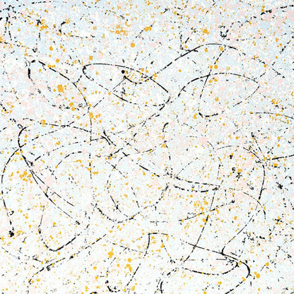 Formless Perfection Oil on Canvas Painting – Hand-Painted Abstract Expressionist Artwork in Black Shadow Box Frame