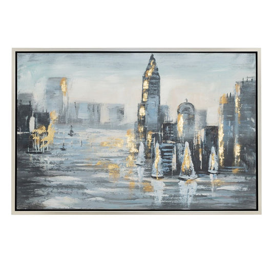 On The Way To Work Canvas Painting