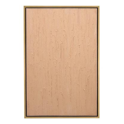 Pintura Rugosa Peach Series – Hand-Painted Textured Canvas in Soft Peach Tones