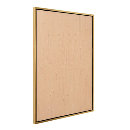 Pintura Rugosa Peach Series – Hand-Painted Textured Canvas in Soft Peach Tones