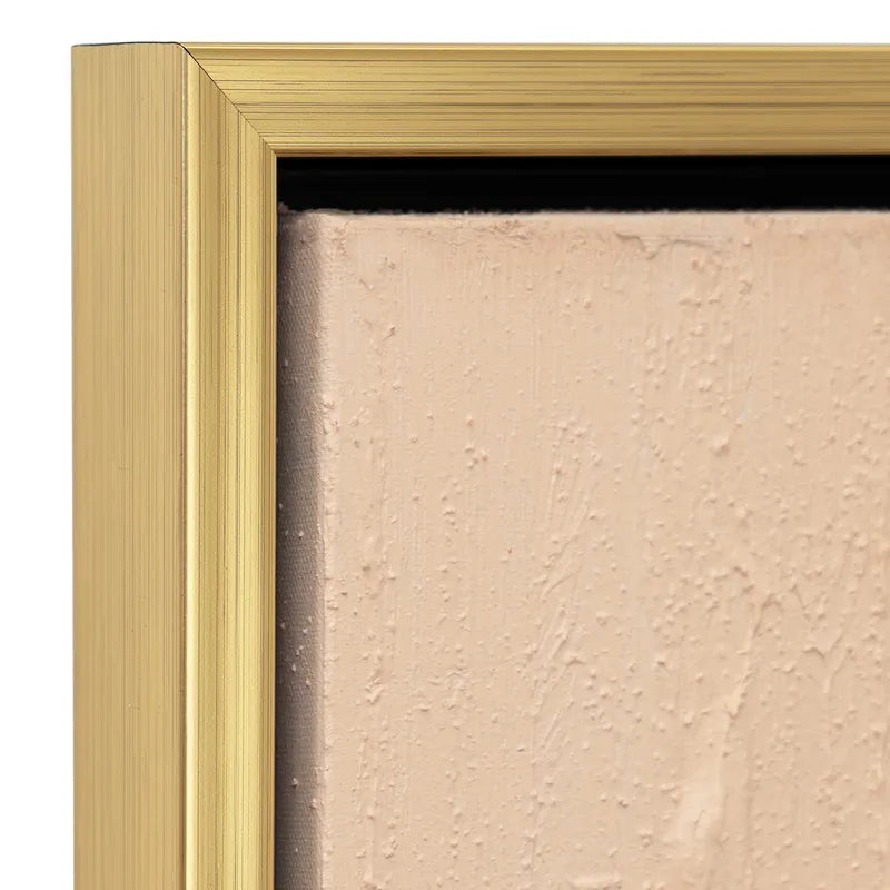 Pintura Rugosa Peach Series – Hand-Painted Textured Canvas in Soft Peach Tones