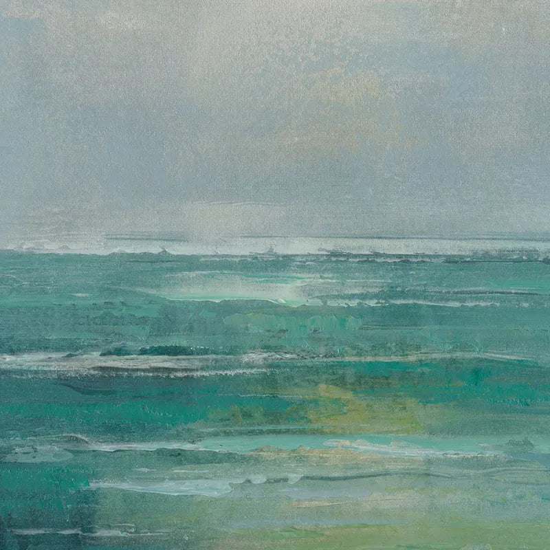 Newport Canvas Painting – Hand-Painted Seascape in Tranquil Blues
