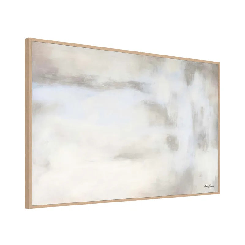 In the Clouds – Hand-Painted Abstract Canvas in Soft Neutrals