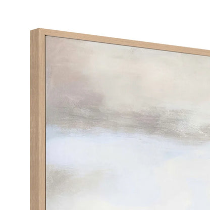 In the Clouds – Hand-Painted Abstract Canvas in Soft Neutrals