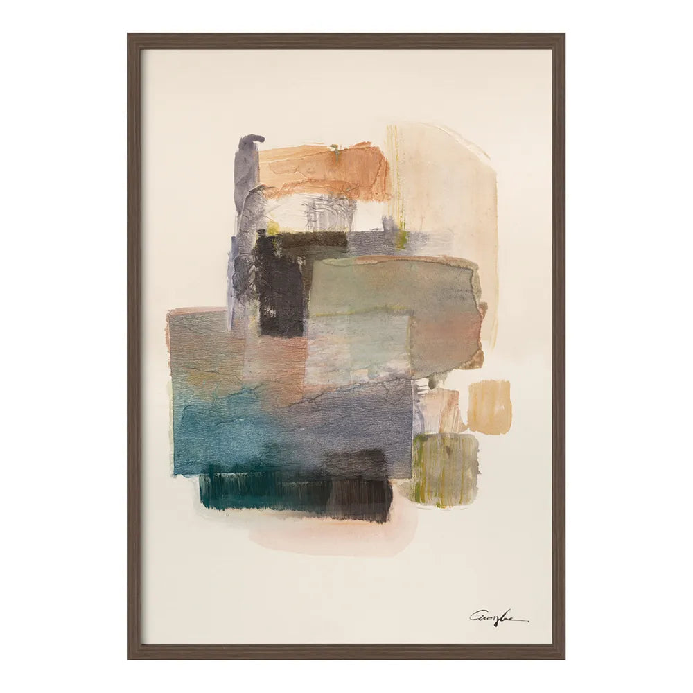 Gateway II – Hand-Painted Abstract Canvas in Muted Tones