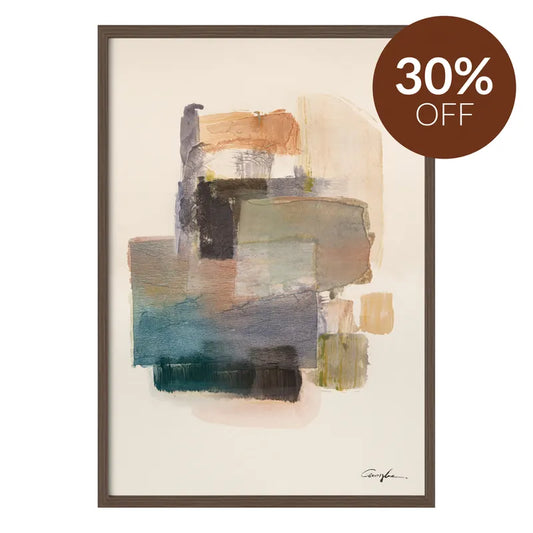 Gateway II – Hand-Painted Abstract Canvas in Muted Tones