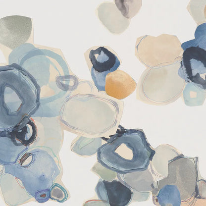 Deep Water – Hand-Painted Abstract Canvas in Tranquil Blues