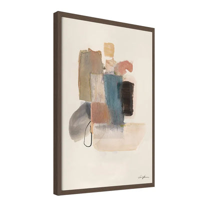 Gateway I – Hand-Painted Abstract Canvas in Muted Tones
