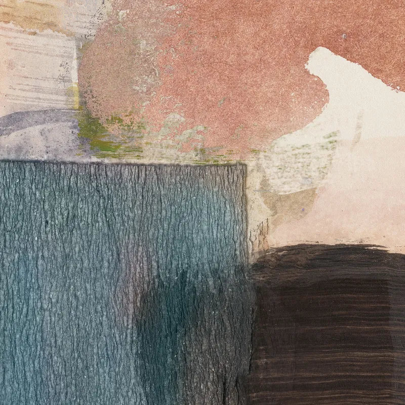Gateway I – Hand-Painted Abstract Canvas in Muted Tones