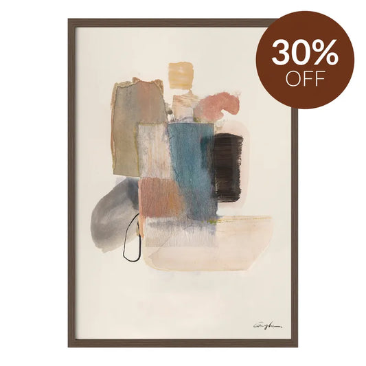 Gateway I – Hand-Painted Abstract Canvas in Muted Tones