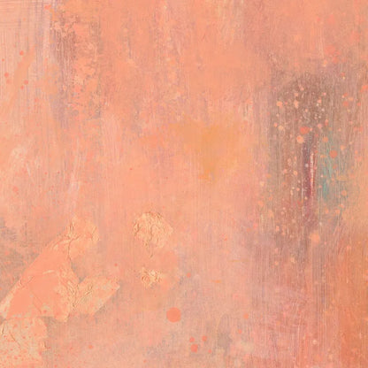 Bellini I Canvas Painting – Hand-Painted Abstract Artwork in Soft Peach Tones