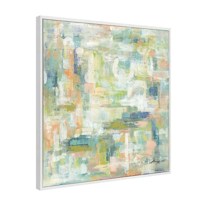 Spring Gardens – Hand-Painted Pastel Canvas Painting