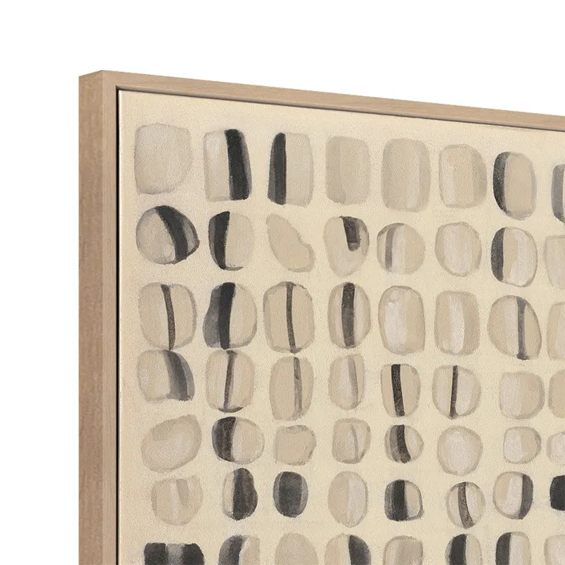 New Moon – Hand-Painted Abstract Canvas in Soft Neutrals