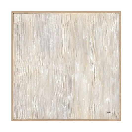 Peaceful Dreaming – Hand-Painted Abstract Canvas in Soft Neutrals