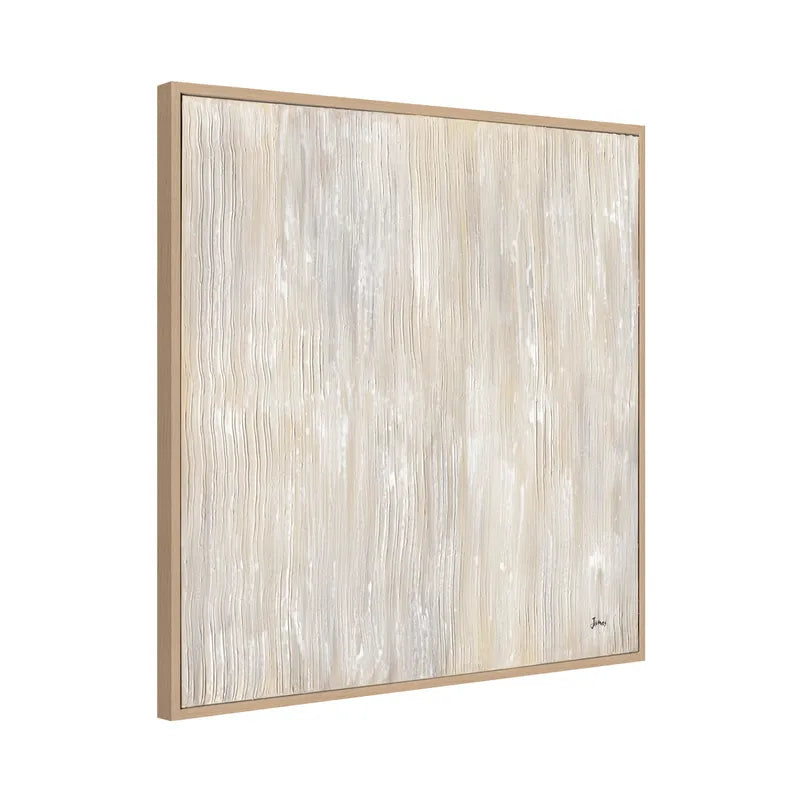 Peaceful Dreaming – Hand-Painted Abstract Canvas in Soft Neutrals