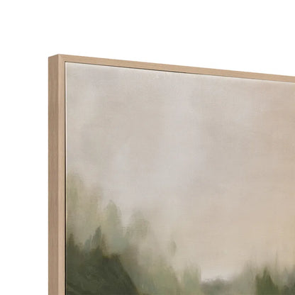 Green Meadows – Hand-Painted Canvas Evoking Tranquil Landscapes