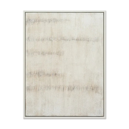 Delicate Touch Hand-Painted Canvas – Neutral Abstract Art