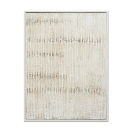 Delicate Touch Hand-Painted Canvas – Neutral Abstract Art