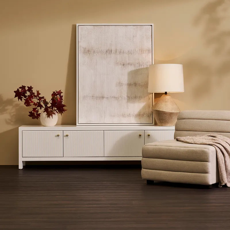Delicate Touch Hand-Painted Canvas – Neutral Abstract Art