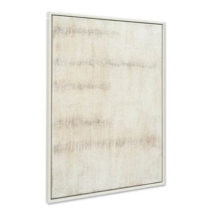 Delicate Touch Hand-Painted Canvas – Neutral Abstract Art