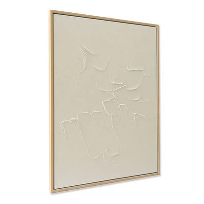 Calm Spaces Series II – Hand-Painted Neutral Abstract Canvas