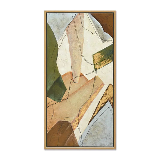 Autumn Leaves Series II – Hand-Painted Abstract Canvas