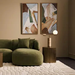 Autumn Leaves Series I – Hand-Painted Abstract Canvas Art