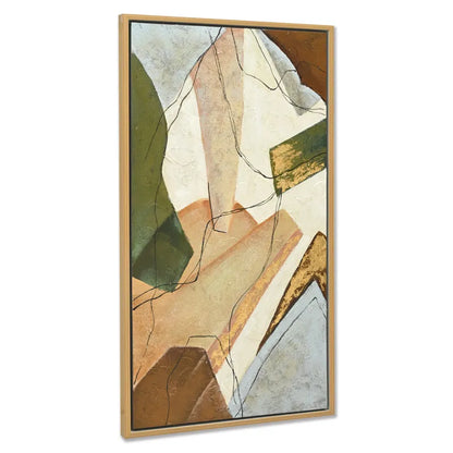 Autumn Leaves Series II – Hand-Painted Abstract Canvas